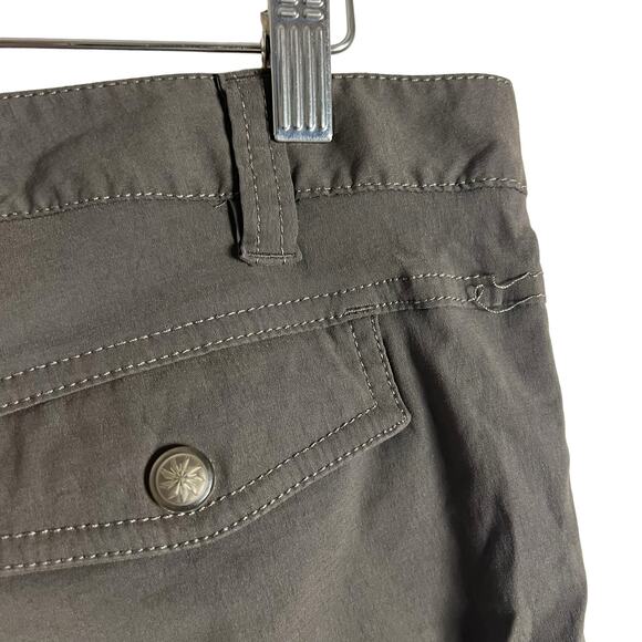 Athleta Dipper Women’s Brown Bermuda Hiking Casual Shorts Size 6 - Picture 7 of 9